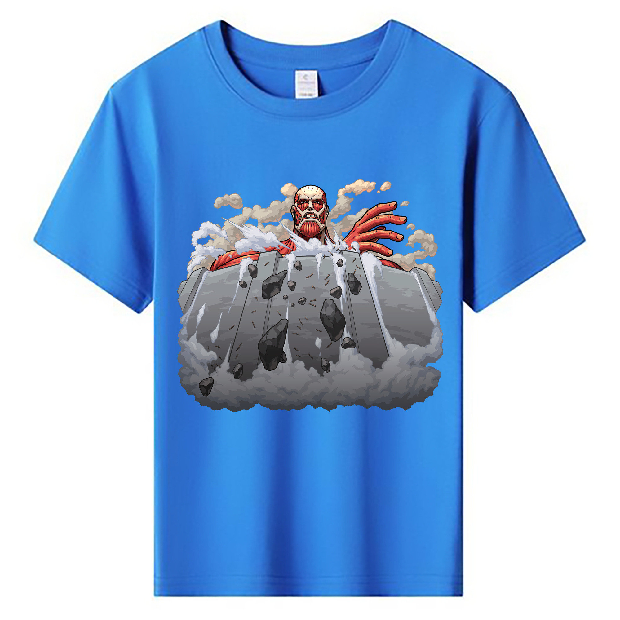 （画像用） 進撃の巨人 Attack on Titan 綿100％キッズTシャツ（フロントプリント）